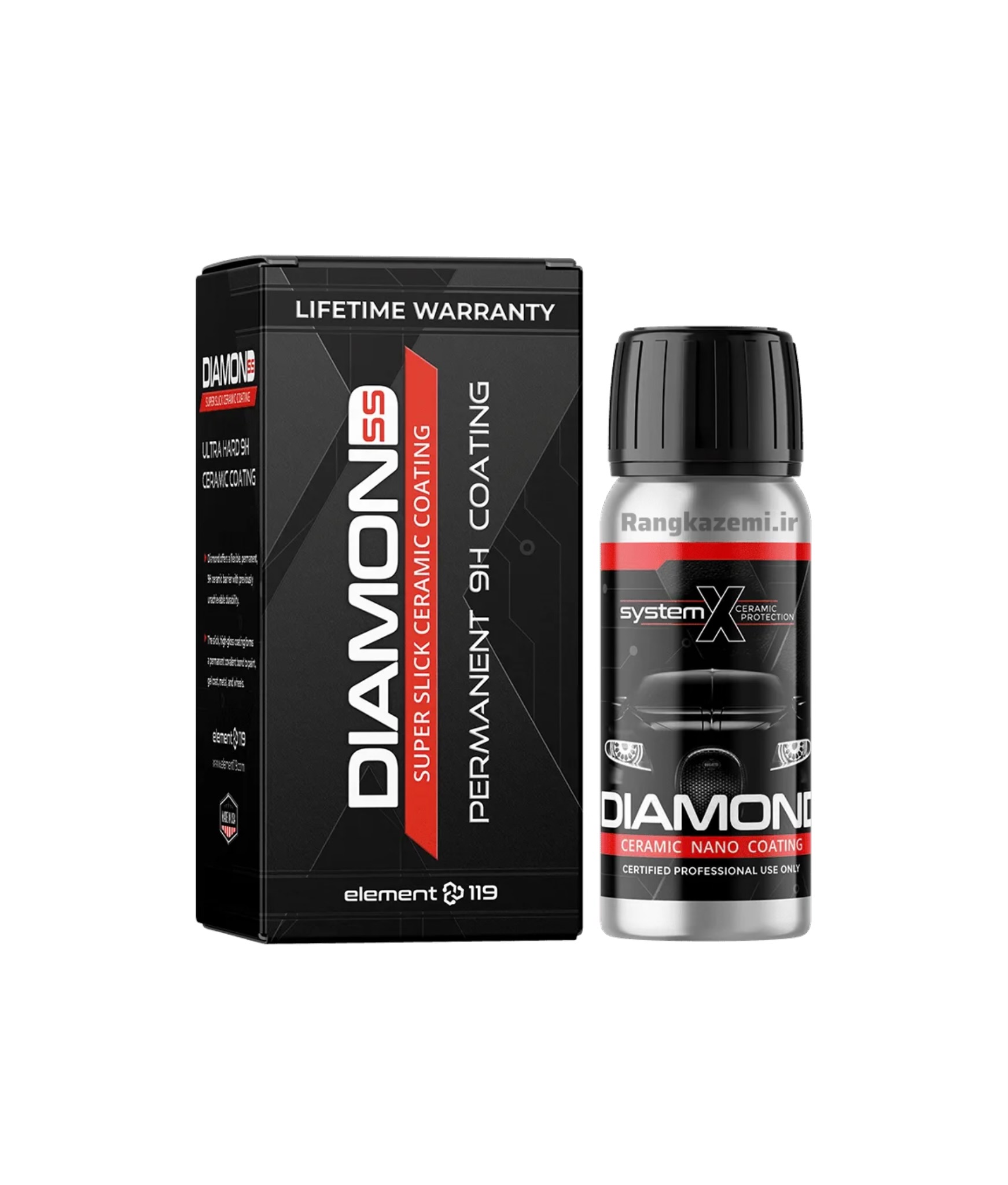 سرامیک بدنه خودرو دایموند اس اس سیستم ایکس مدل System X Diamond SS Ceramic Nano Coating 65ml