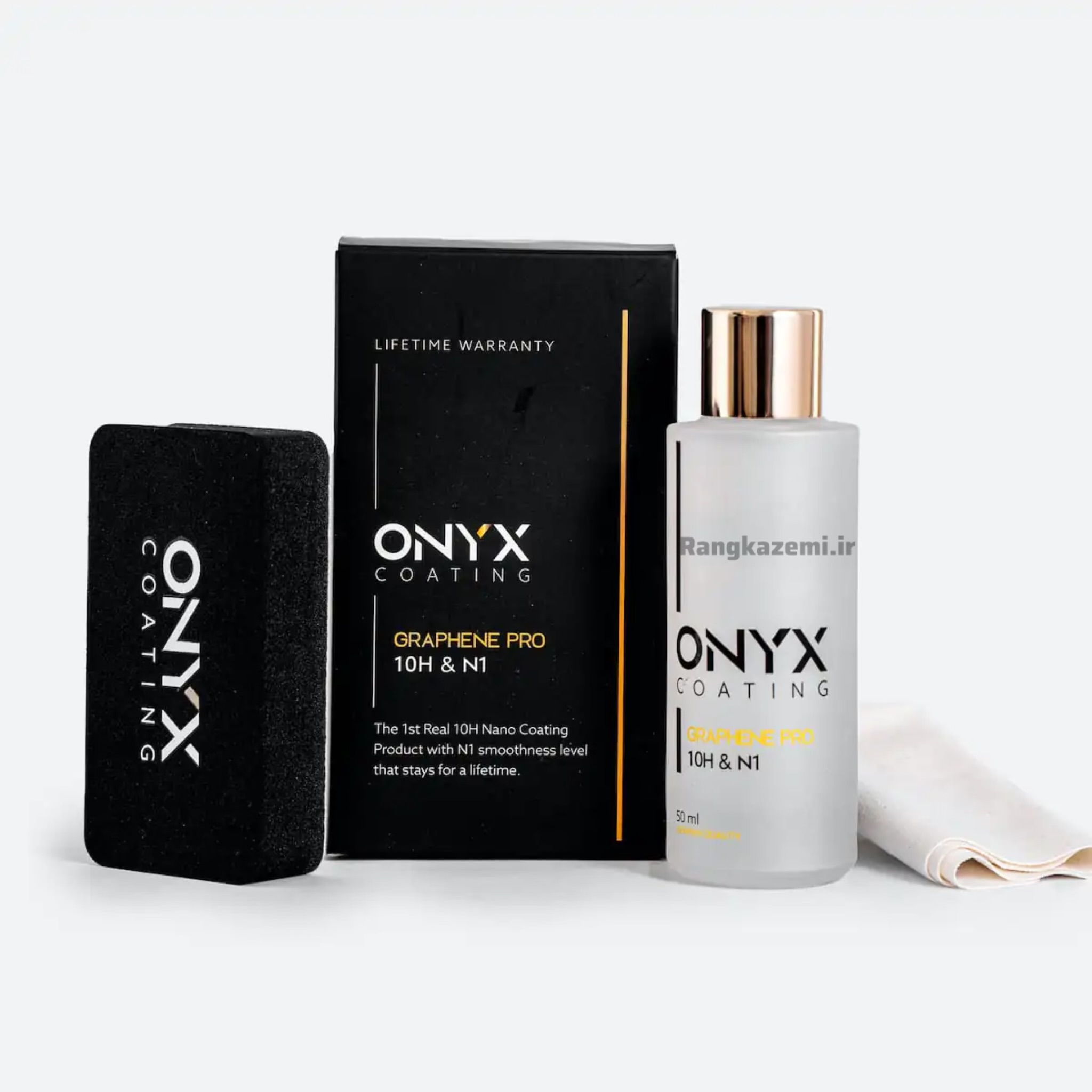 سرامیک بدنه خودرو گرافین پرو اونیکس مدل Onyx Coating Graphene Pro Ceramic Coating 10H N1 50ml